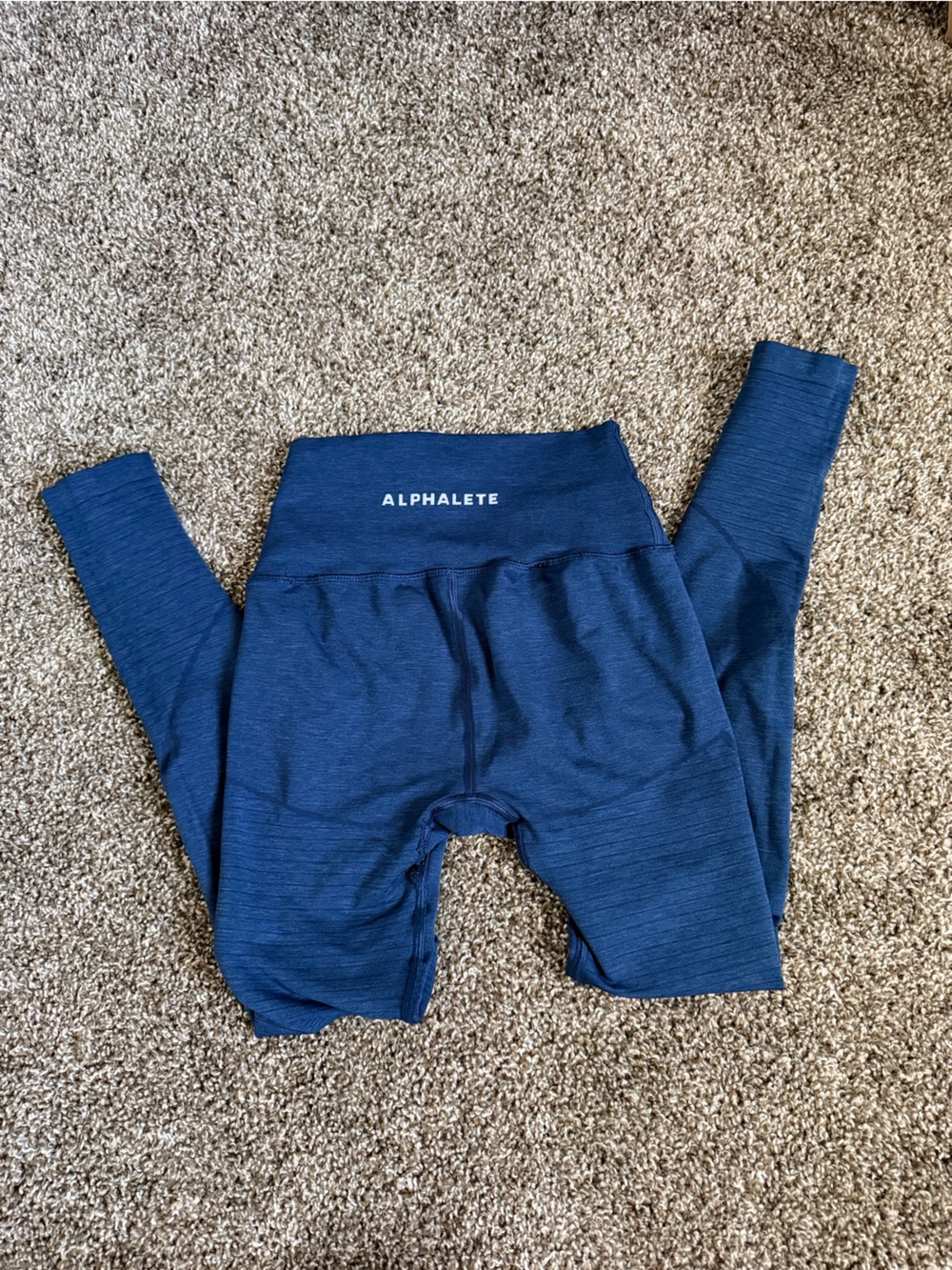Alphalete Blue High-Waisted Leggings